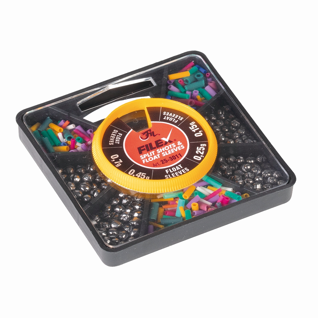 Filfishing Śrut ołowiany z plastikowymi rurkami