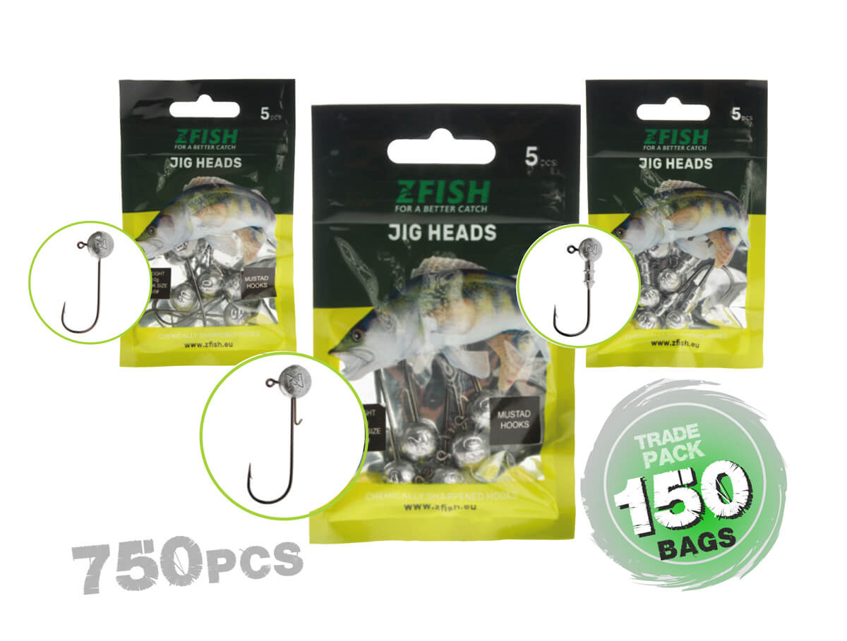 ZFISH Trade Pack Jigy 150 packs/750szt