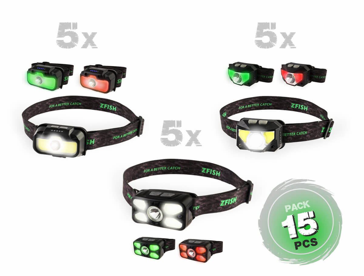 ZFISH Trade Pack czołówek – 15szt