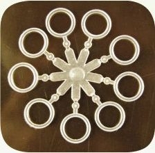 EXC Opaski elastyczne do przynęt 8,5 mm