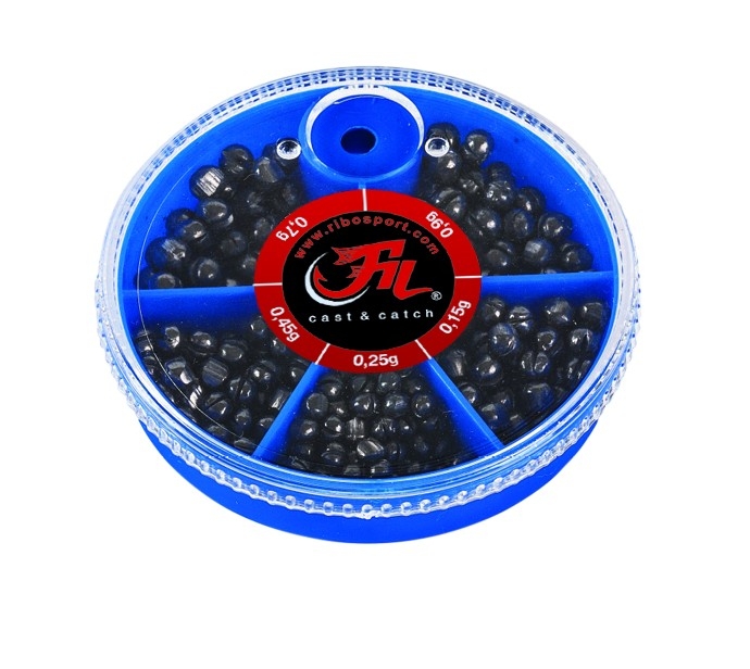 FILFISHING Zestaw ciężarków Broky Split Shots S