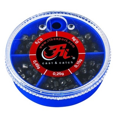 FILFISHING Zestaw ciężarków Broky Split Shots L