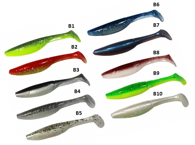 ZFISH Gumki FAT-BELLY SHAD 10 cm - 4 szt