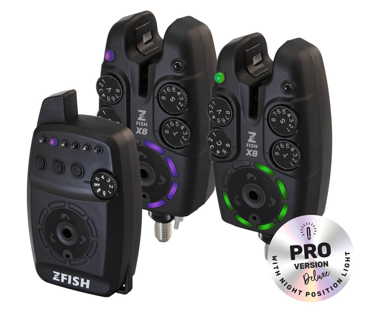 ZFISH Zestaw sygnalizatorów brań Zx8 PRO 2+1