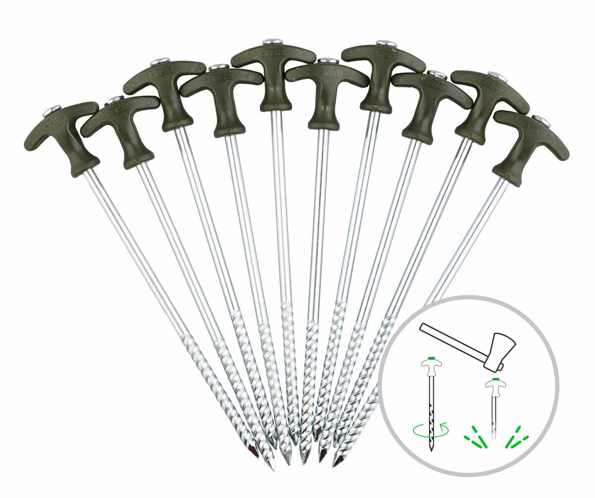 ZFISH Bivvy Peg Set 25cm/10pcs