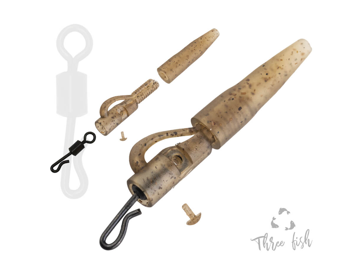 Zestaw klipsów do ciężarków ZFISH i guma ogonowa + kontrola jakości