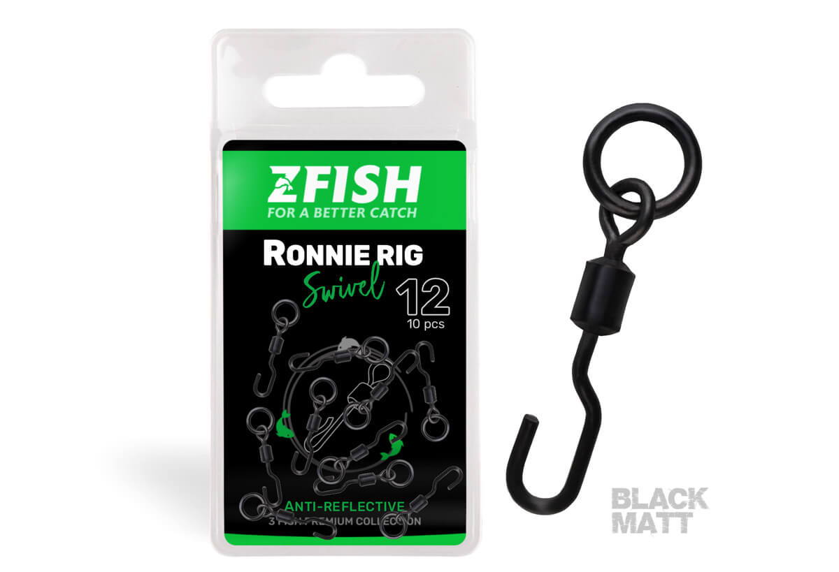 Krętlik ZFISH Ronnie Rig Matt, rozmiar 12