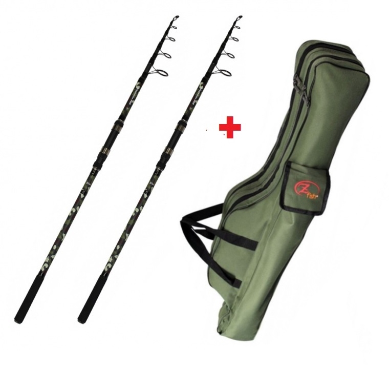 ZFISH Combo 2x Wędka Kingstone 3,6m/3,0lb + Pokrowiec GRATIS!