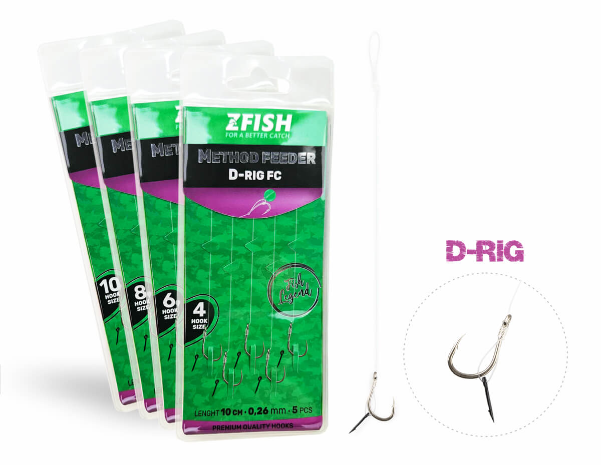 ZFISH Przypon Method Feeder D-RIG 5 szt.