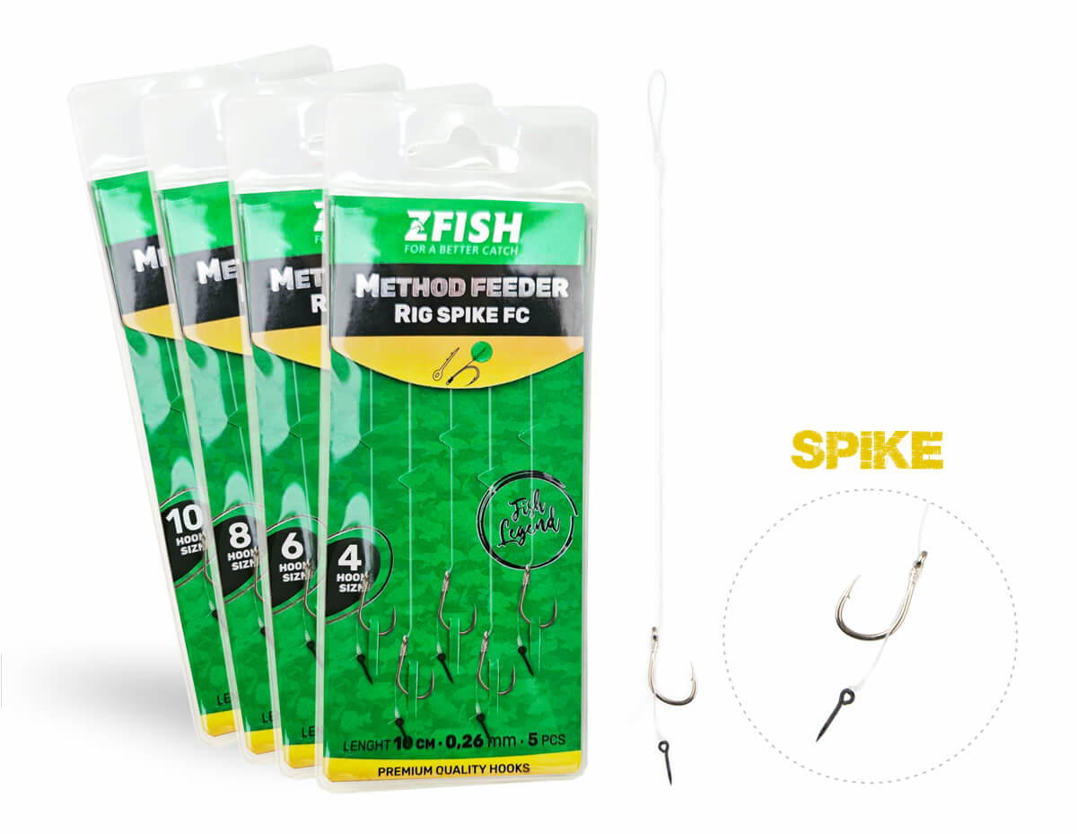 ZFISH Przypon Method Feeder Rig Spike FC 5 szt.