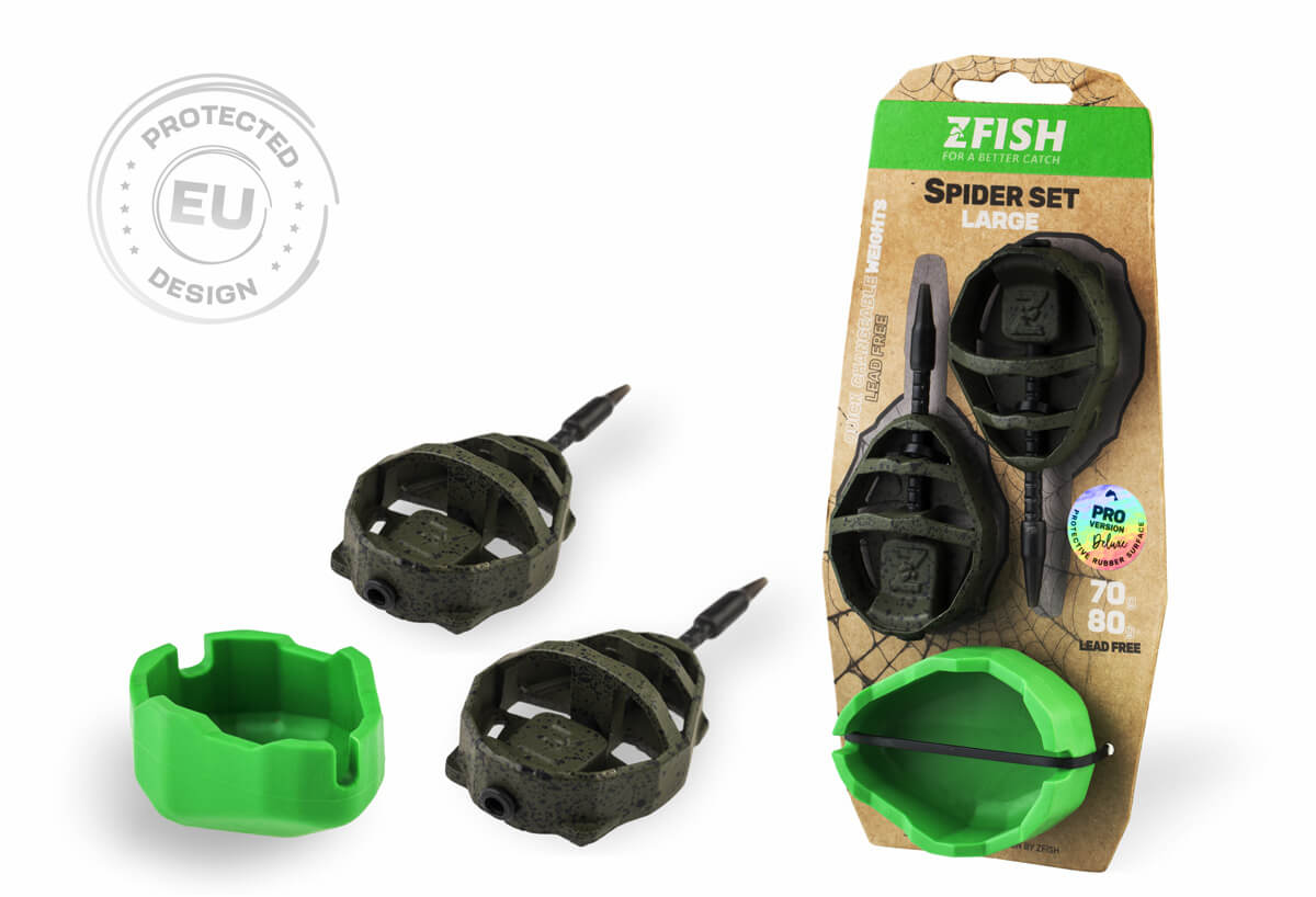 ZFISH Method Feeder Spider Large Set 90,100g + foremka