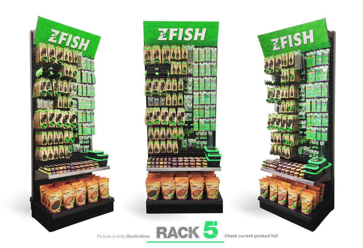 ZFISH Zestaw akcji produktów 5 + Stojak Sprzedażowy GRATIS!
