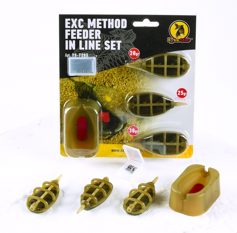 EXC Zestaw Method Feeder 20,25,30g + foremka