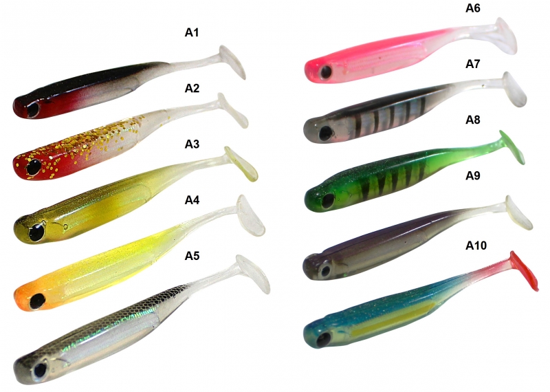 ZFISH Gumki MINNOW SHAD 11,5cm - 4szt