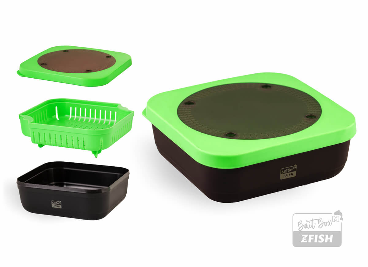 ZFISH Pojemnik na przynęty Bait Box M – 1,25 L