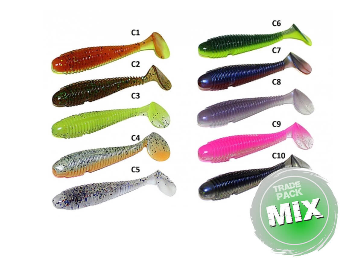 ZFISH Trade Pack Worm Shad 9,5cm